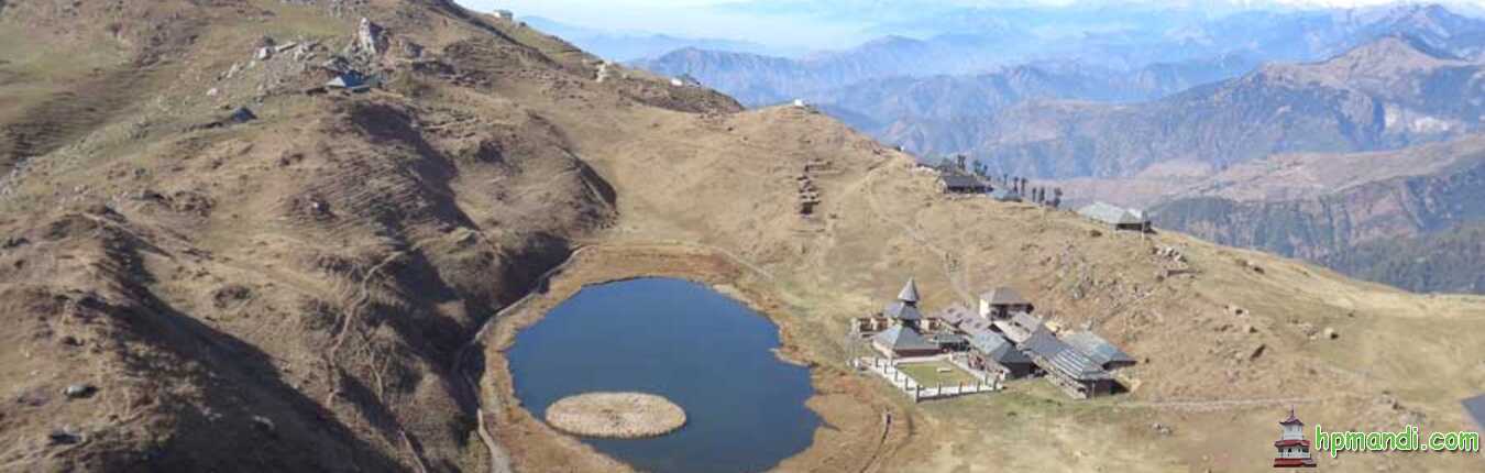 Parashar Top View of Lake - Mandi District Himachal Pradesh