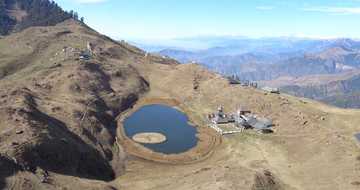 Parashar Top View of Lake - Mandi District Himachal Pradesh